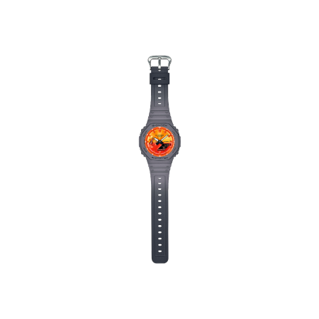 Reloj Casio G-Shock Esfera Amarilla y Roja GA-2100FL-8AER