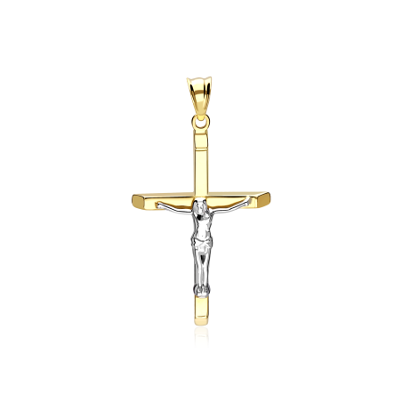 Colgante Cruz Oro 18k 30mm "Pasiona"