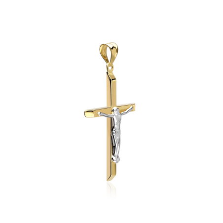 Colgante Cruz Oro 18k 30mm "Pasiona"