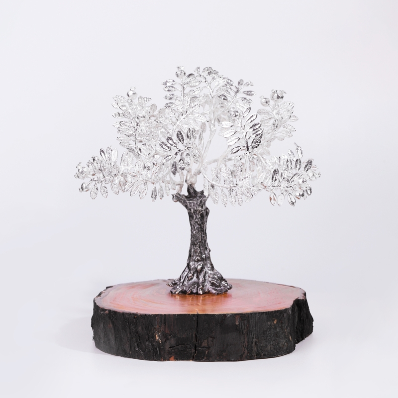 Árbol centenario plateado 18cm "Granada"