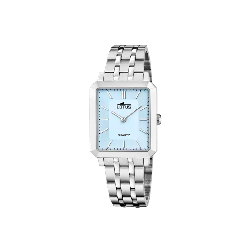 Reloj Lotus Mujer Square Series Esfera Azul 18980/2