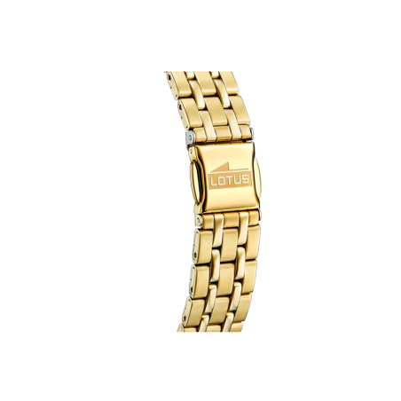 Reloj Lotus Mujer Square Series Dorado Esfera Beige 18982/2