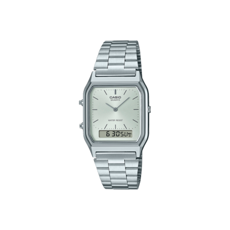 Reloj Casio Edgy Collection Esfera Blanca AQ-230A-7AMQYES