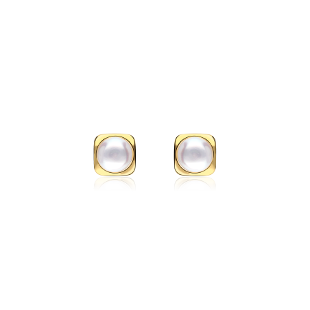 Pendientes Oro 18k y perlas "Valens"