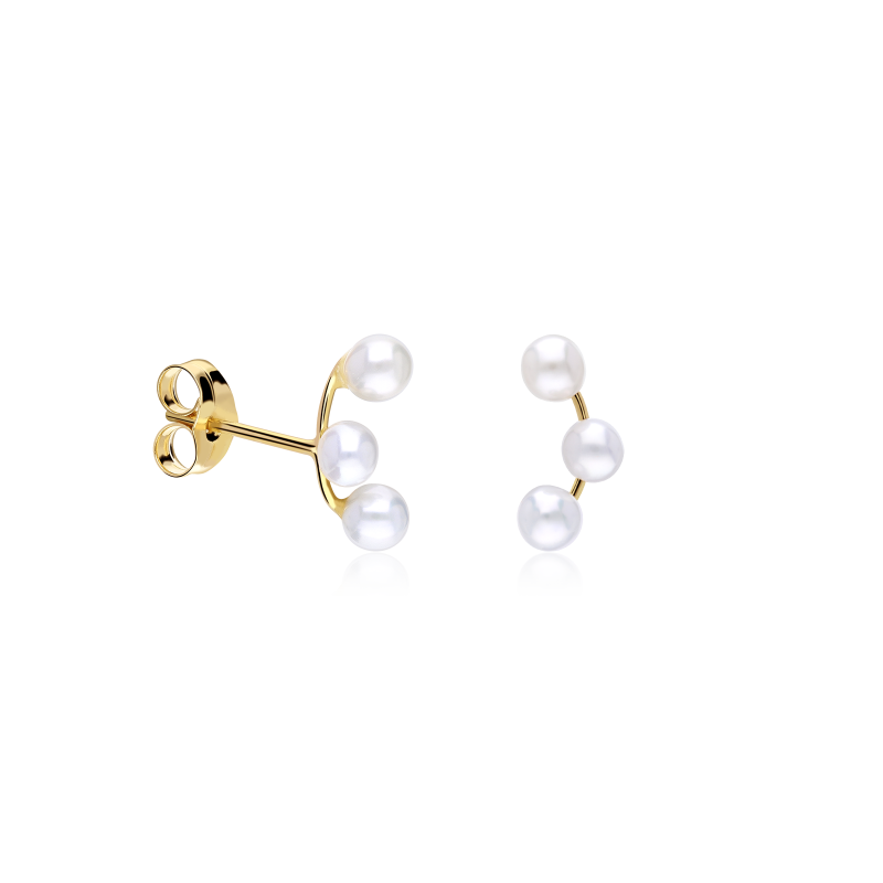Pendientes Oro 18k y perlas "Étienne"