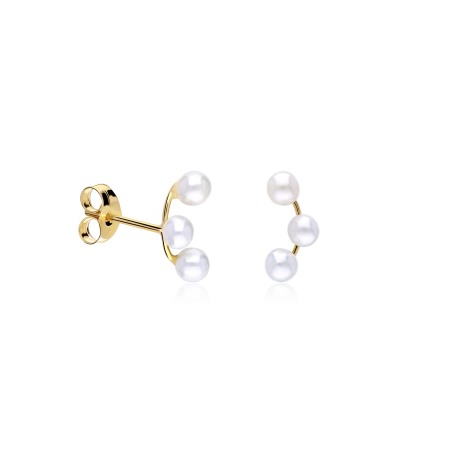 Pendientes Oro 18k y perlas "Étienne"