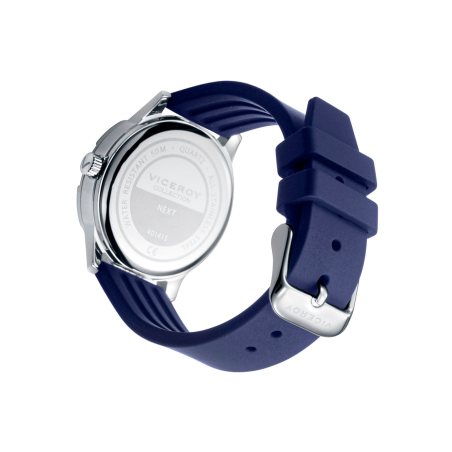 Reloj Viceroy Niño Acero Correa Silicona Azul 401415-04