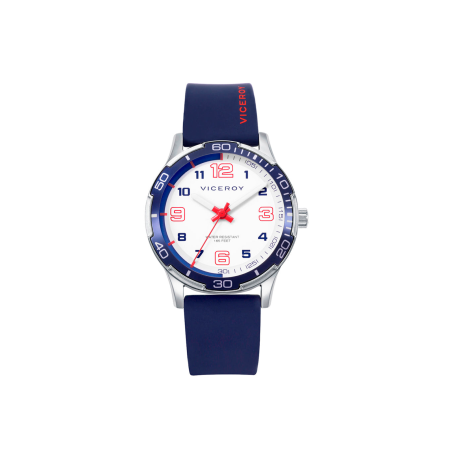 Reloj Viceroy Niño Acero Correa Silicona Azul 401415-04