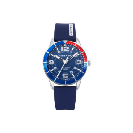 Reloj Viceroy Niño Acero Correa Silicona Azul 401427-34