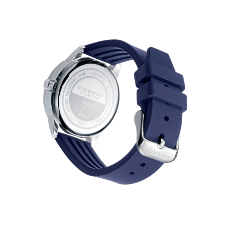Reloj Viceroy Niño Acero Correa Silicona Azul 401427-34