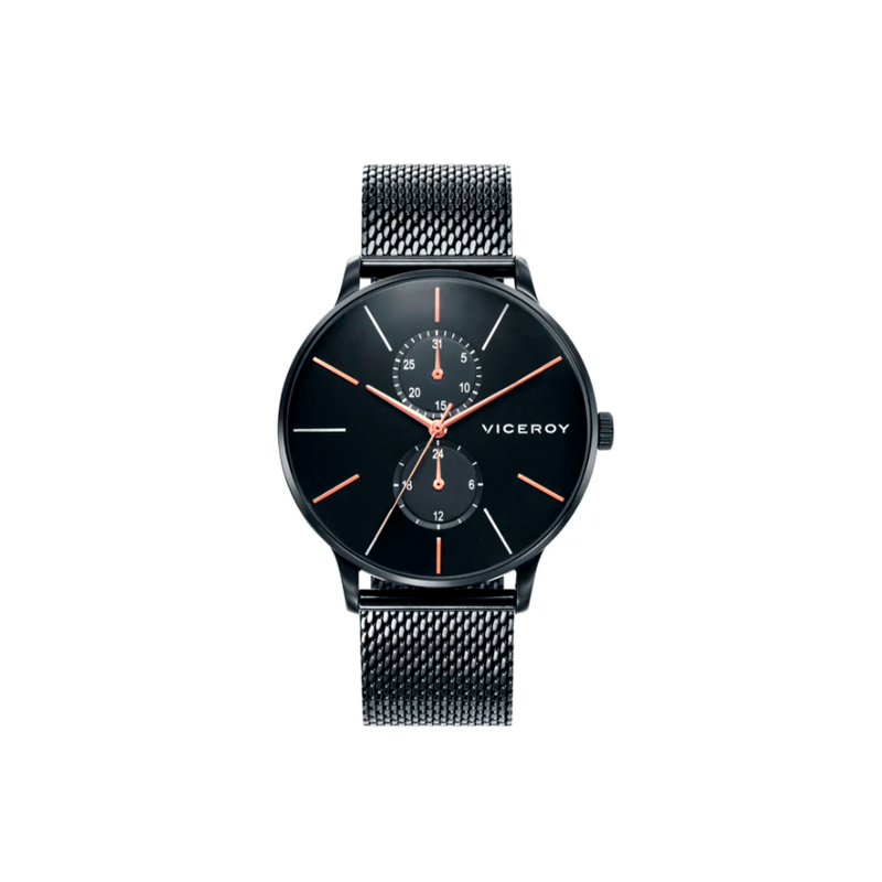 Reloj Viceroy hombre Beat multifunción esfera y correa negra 46753-57