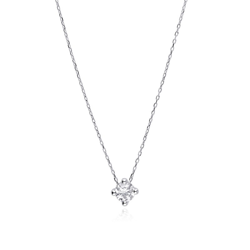 Gargantilla Oro 18k y circonita "Hugo"