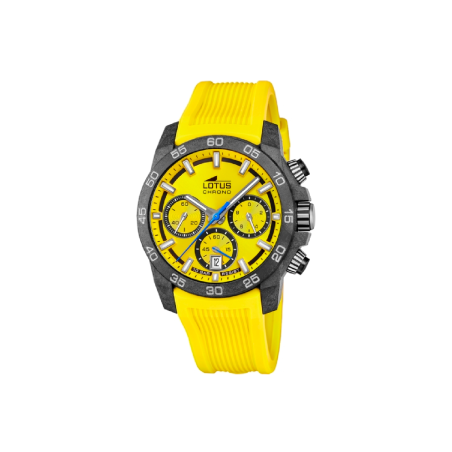Reloj Lotus Hombre Chrono Esfera Amarilla 18974/5
