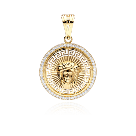Colgante Oro 18k y circonitas "Eleida"