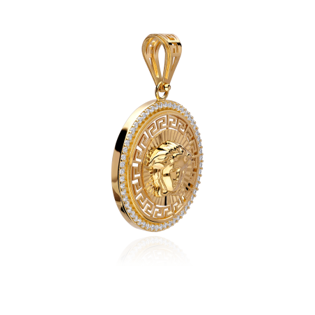 Colgante Oro 18k y circonitas "Eleida"
