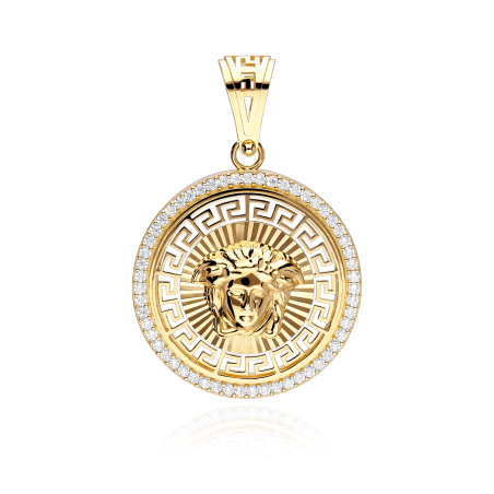 Colgante Oro 18k y circonitas "Eneida"