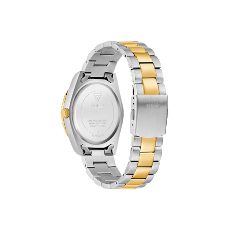 Reloj Guess Hombre Acero Bicolor Esfera Dorada GW0265G14