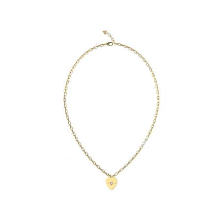 Collar Guess Mujer Acero Dorado Amore JUBN05060JWYGT-U