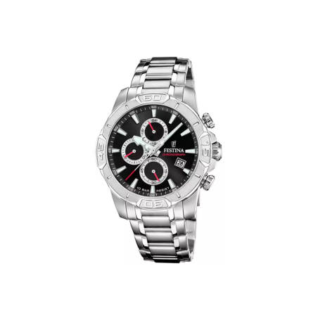 Reloj Festina Hombre Timeless Chronograph Esfera Negra 20704/6
