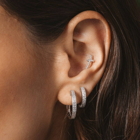 Pendientes Itemporality Plata y circonitas SEA-101-197-UU