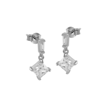 Pendientes Itemporality Plata y circonitas SEA-101-232-UU