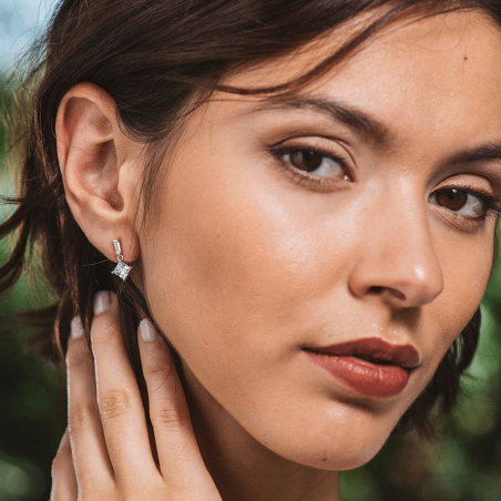 Pendientes Itemporality Plata y circonitas SEA-101-232-UU