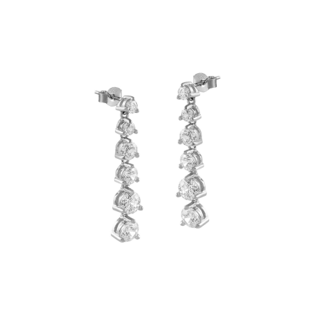 Pendientes Itemporality Plata y circonitas SEA-101-230-UU