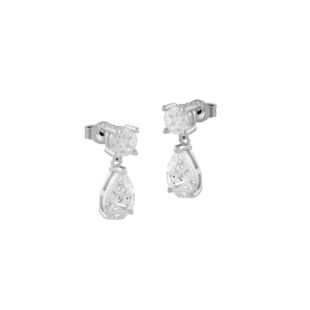 Pendientes Itemporality Plata y circonitas SEA-101-220-UU