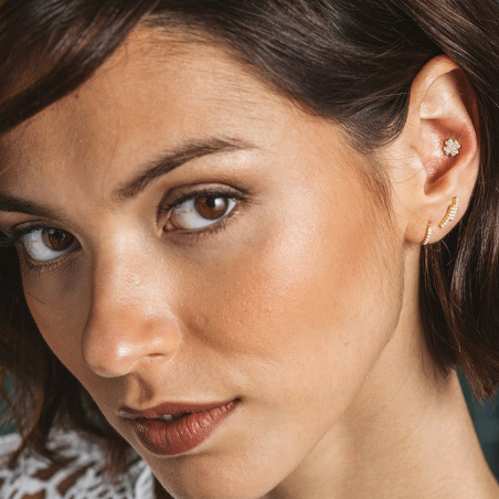 Pendientes Itemporality Plata y circonitas SEA-201-224-UU