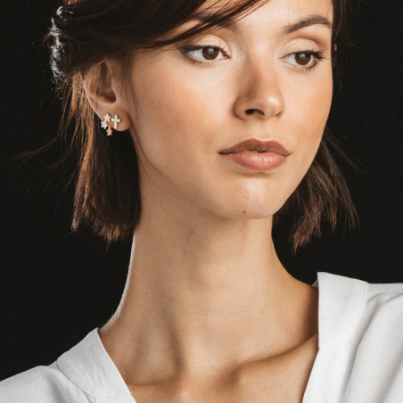 Pendientes Itemporality Plata y circonitas SEA-201-211-UU