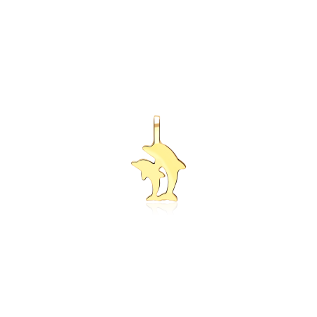 Colgante Oro 18k delfines "Belu"
