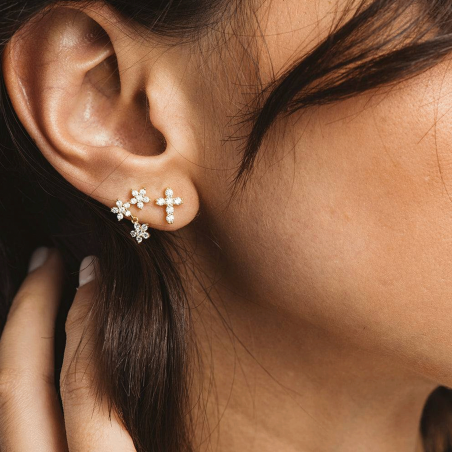 Pendientes Itemporality Plata y circonitas SEA-201-219-UU