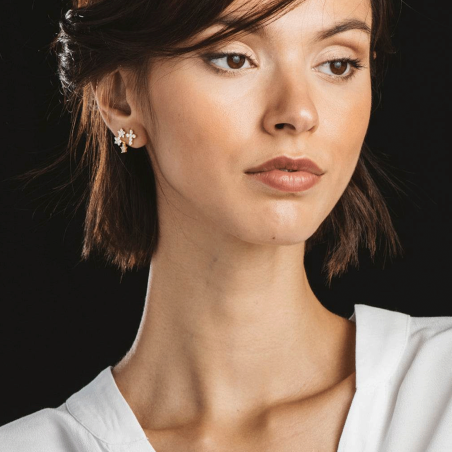 Pendientes Itemporality Plata y circonitas SEA-201-219-UU