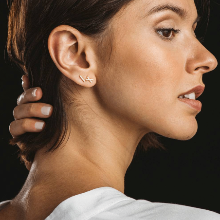 Pendientes Itemporality Plata y circonitas SEA-201-226-UU