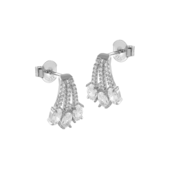 Pendientes Itemporality Plata y circonitas SEA-101-206-UU