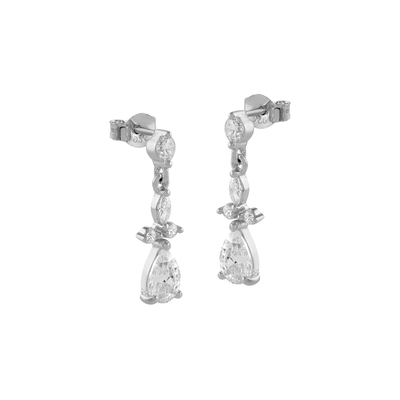Pendientes Itemporality Plata y circonitas SEA-101-221-UU