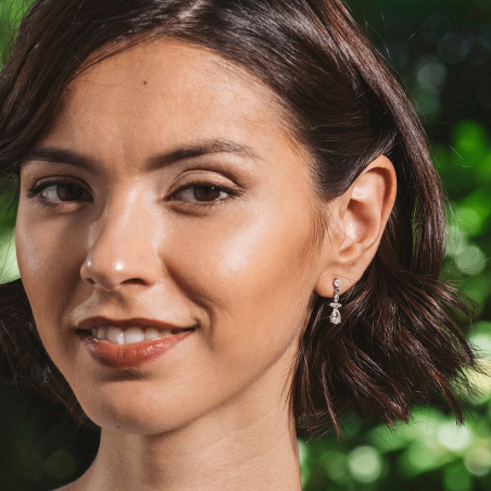 Pendientes Itemporality Plata y circonitas SEA-101-221-UU