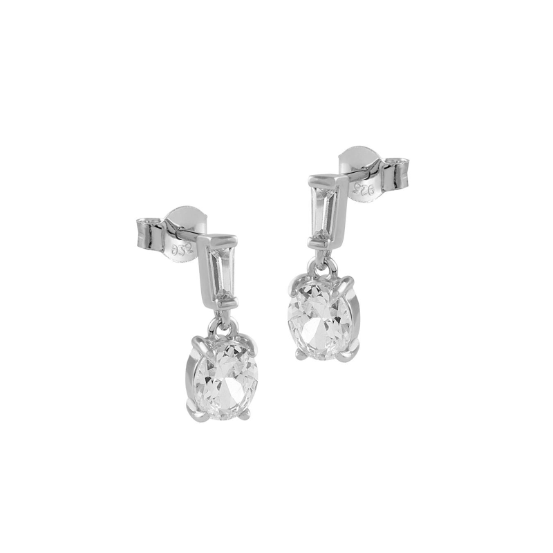 Pendientes Itemporality Plata y circonitas SEA-101-233-UU