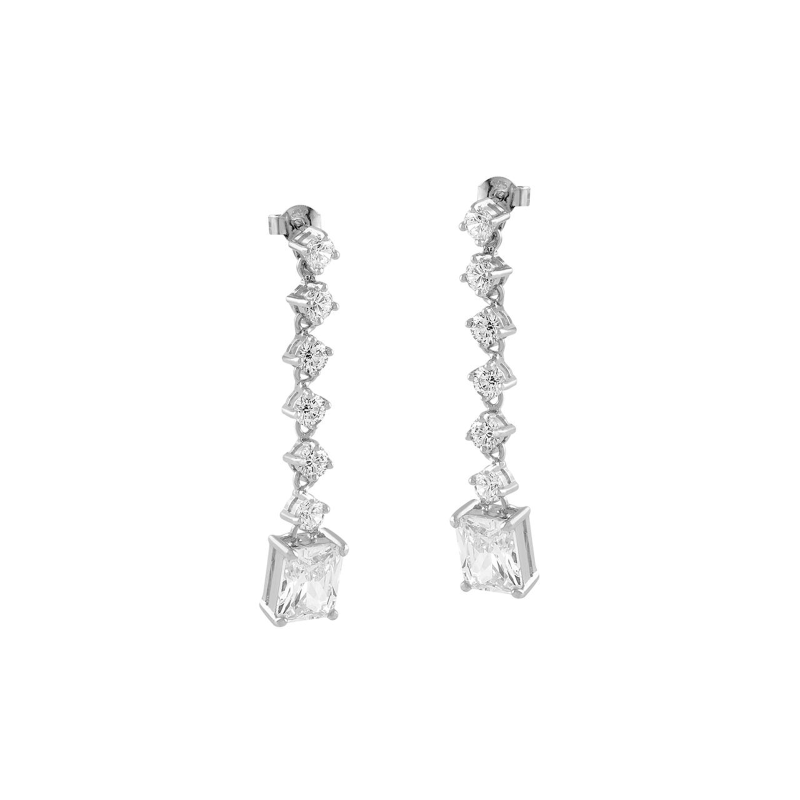 Pendientes Itemporality Plata y circonitas SEA-101-235-UU