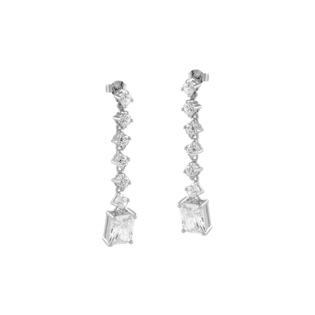 Pendientes Itemporality Plata y circonitas SEA-101-235-UU