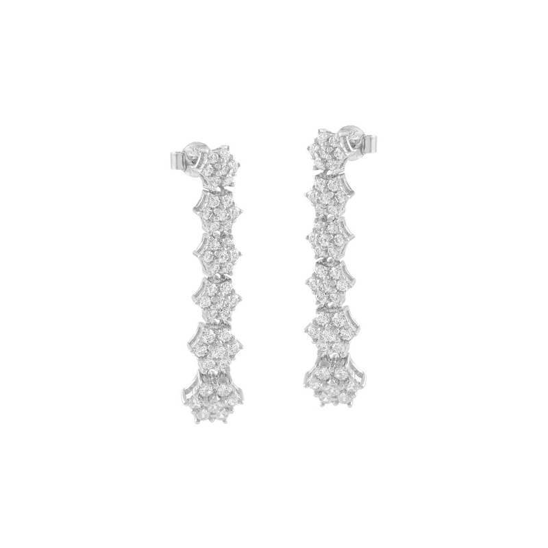Pendientes Itemporality Plata y circonitas SEA-101-237-UU