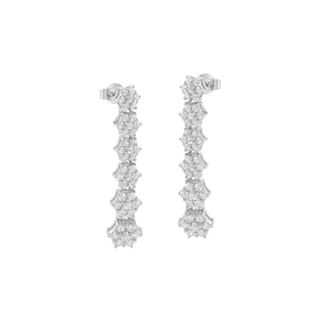 Pendientes Itemporality Plata y circonitas SEA-101-237-UU