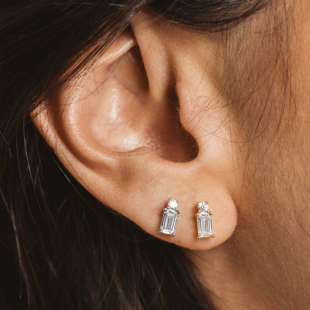 Pendientes Itemporality Plata y circonitas SEA-201-218-UU