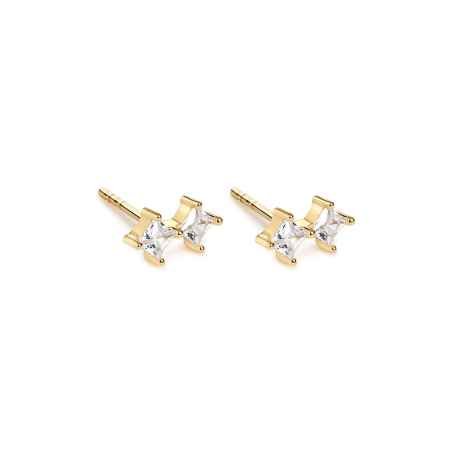 Pendientes Itemporality Plata y circonitas SEA-201-341-UU