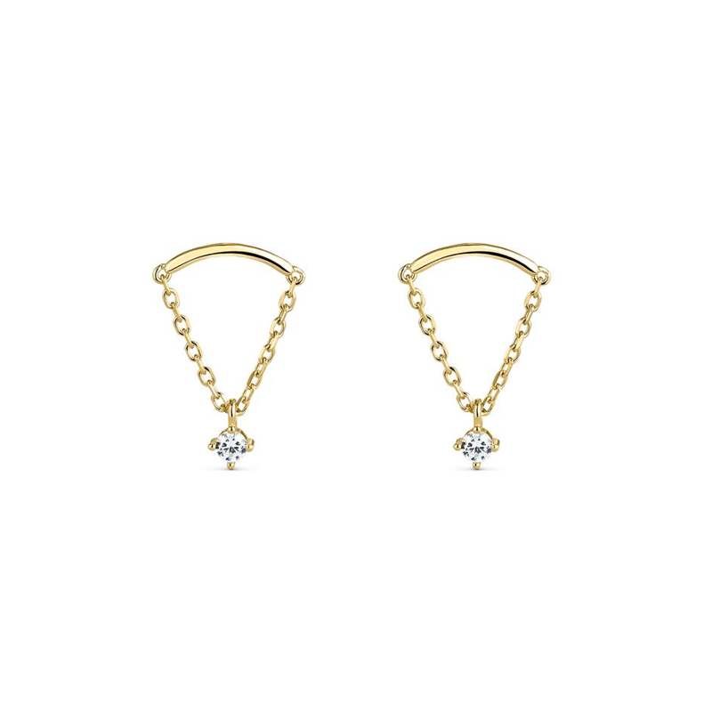 Pendientes Itemporality Plata y circonitas SEA-201-352-UU