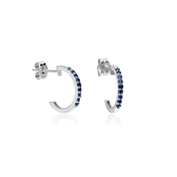 Pendientes Oro 18k y zafiros "Rubens"