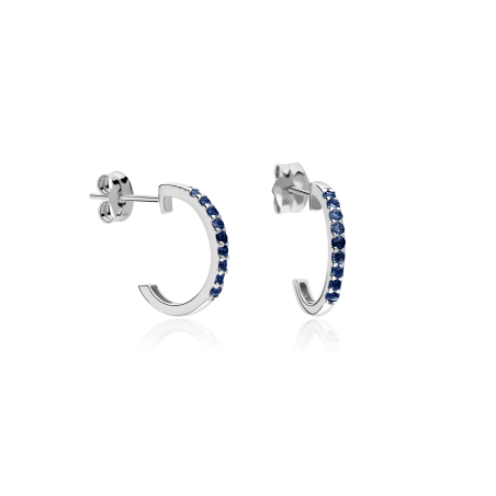 Pendientes Oro 18k y zafiros "Rubens"