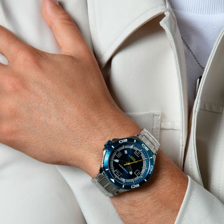 Reloj Viceroy hombre acero esfera azul 46839-35