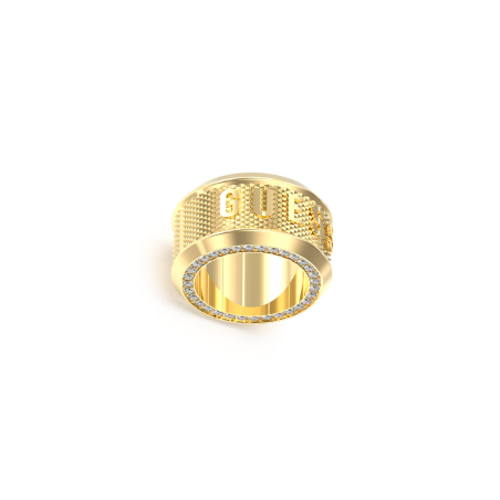 Anillo Guess Hombre Lion King Acero Dorado JUMR05016JWYG