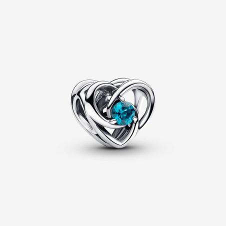 Charm Pandora Corazón y Gemas Entrelazados 793744C01